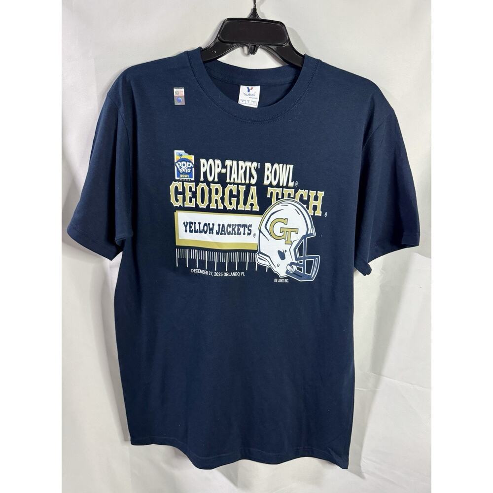 Georgia Tech Yellow Jackets Pop-Tarts Bowl 2025 Navy T-Shirt
